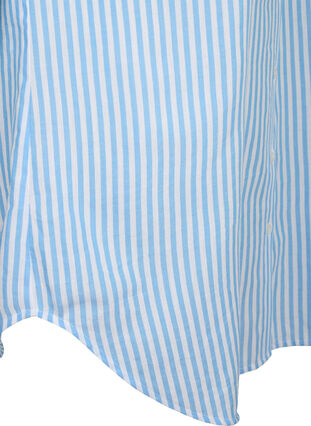 Langes gestreiftes Hemd mit 3/4 Ärmeln, Marina W. Stripe, Packshot image number 3