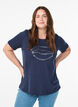 FLASH - T-Shirt mit Print., Blau, Model image number 0