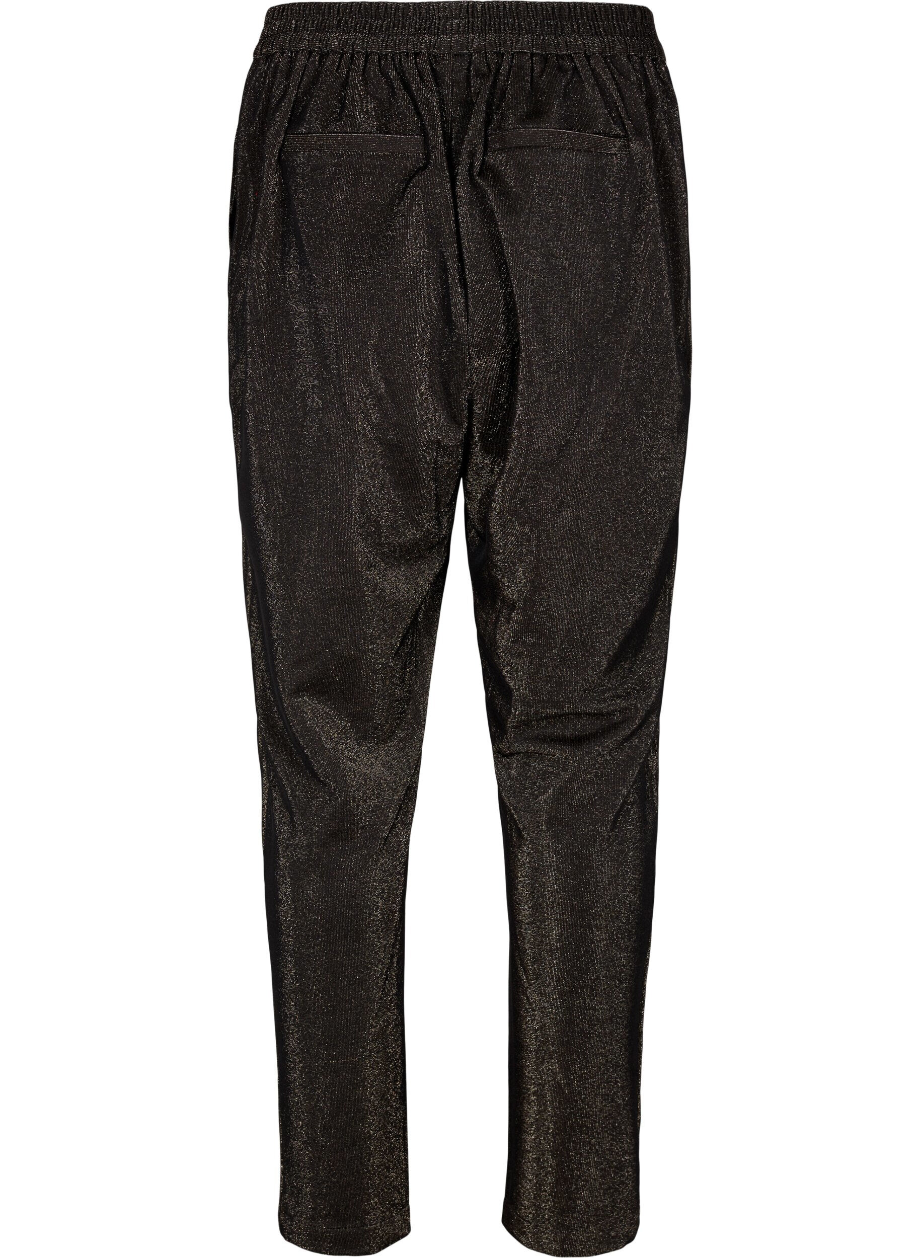 Zizzi Maddisonhose mit Glitzer, Black w. Lurex, Packshot image number 1