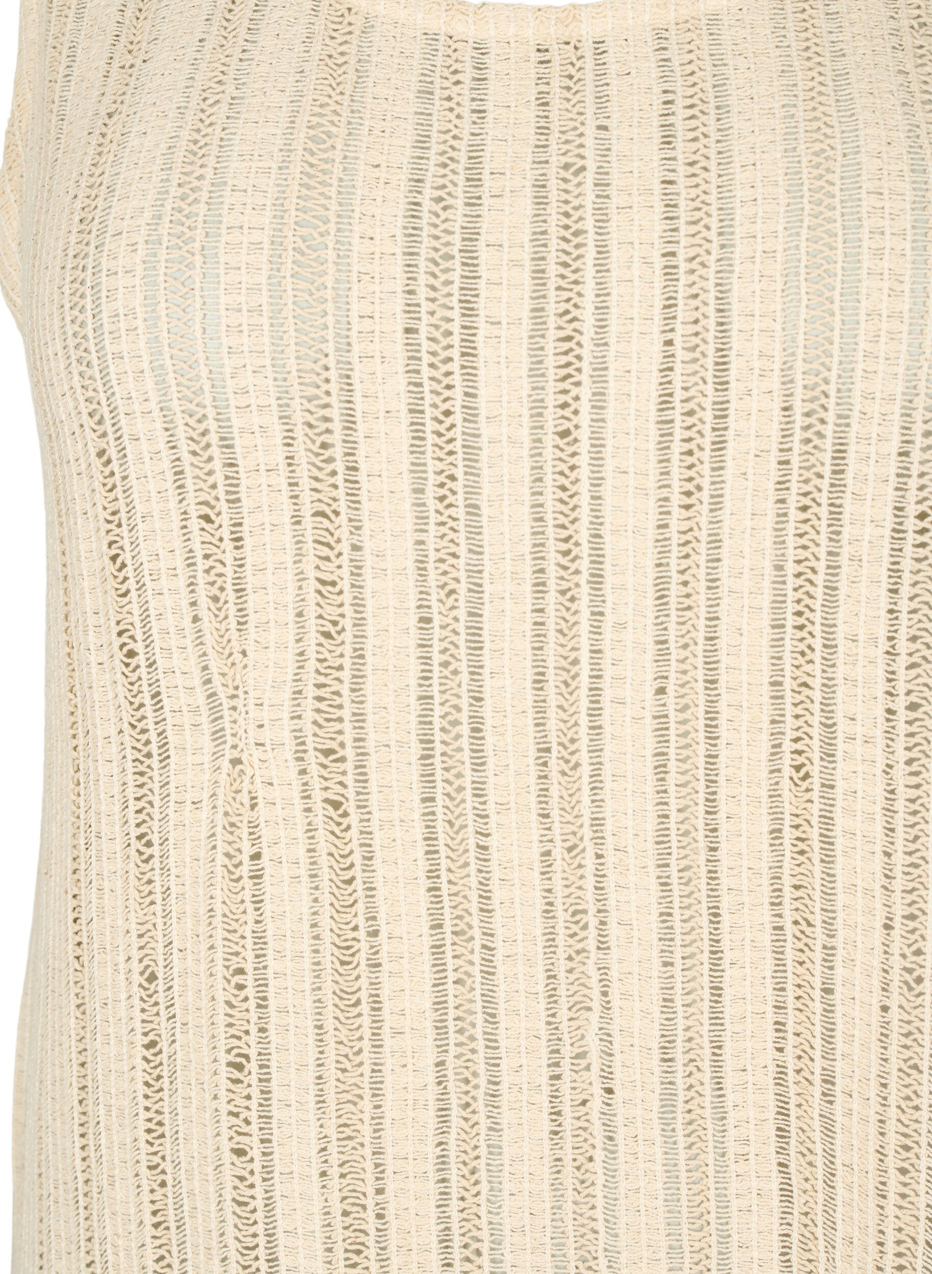 Zizzi Leichtes, gewebtes Strandkleid mit Schlitzen, Brazilian Sand, Packshot image number 2