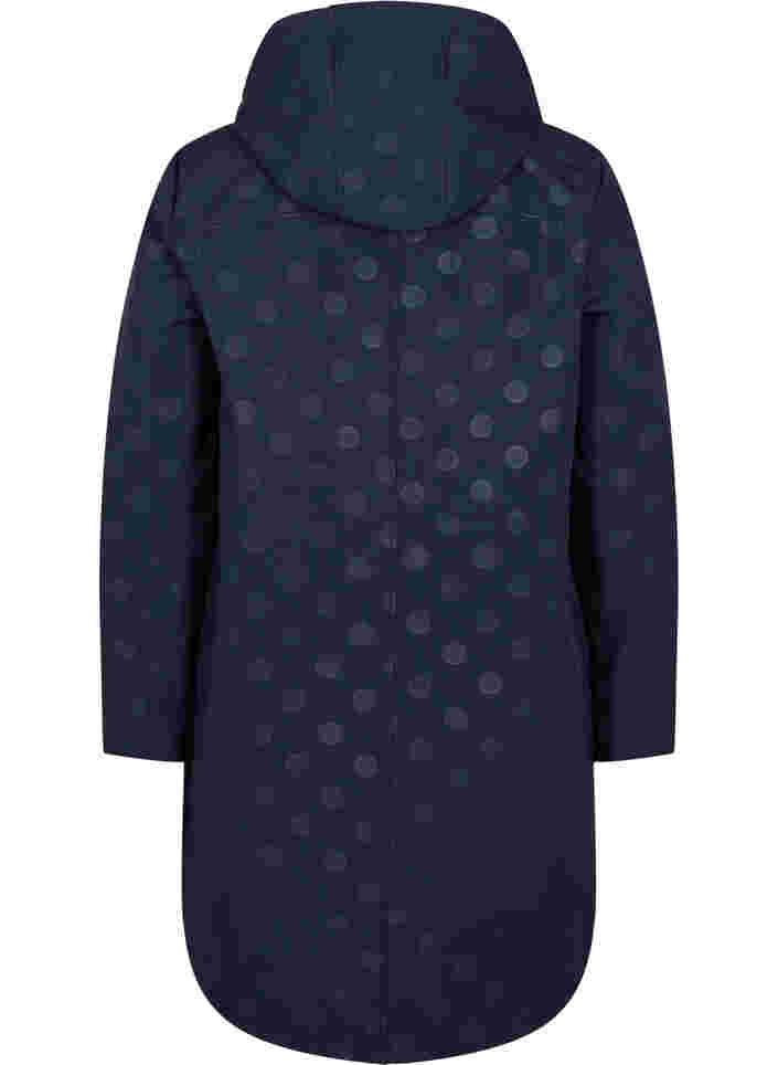 Softshell-Jacke mit abnehmbarer Kapuze, Navy, Packshot image number 1