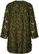 Kleid mit Fransengarn und Struktur, Gr&uuml;n, Packshot image number 0