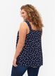Bedrucktes Viskosetop mit A-Linie, Peacoat Dot, Model image number 1