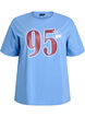Sportliches T-Shirt aus Bio-Baumwolle, Blau, Packshot image number 0