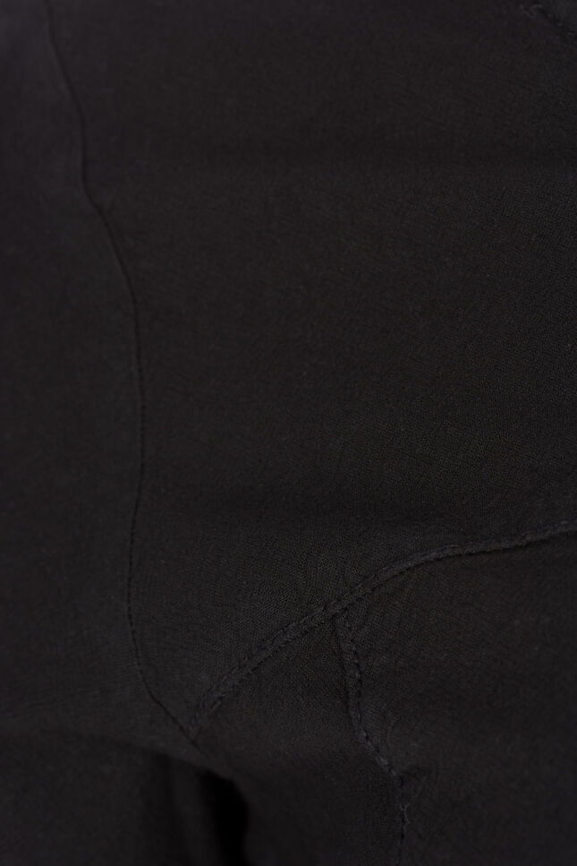 Kurzarm Kleid aus Baumwolle, Schwarz, Packshot image number 2