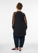 Tunika mit transparenten &Auml;rmeln aus Spitze, Schwarz, Model image number 2