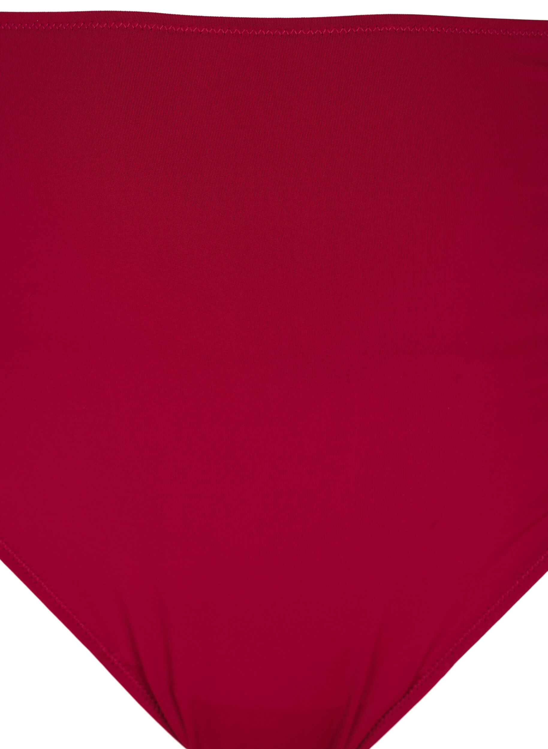 ZizziStringtanga aus Mikrofaser mit Spitzensaum, Rot, Packshot image number 2