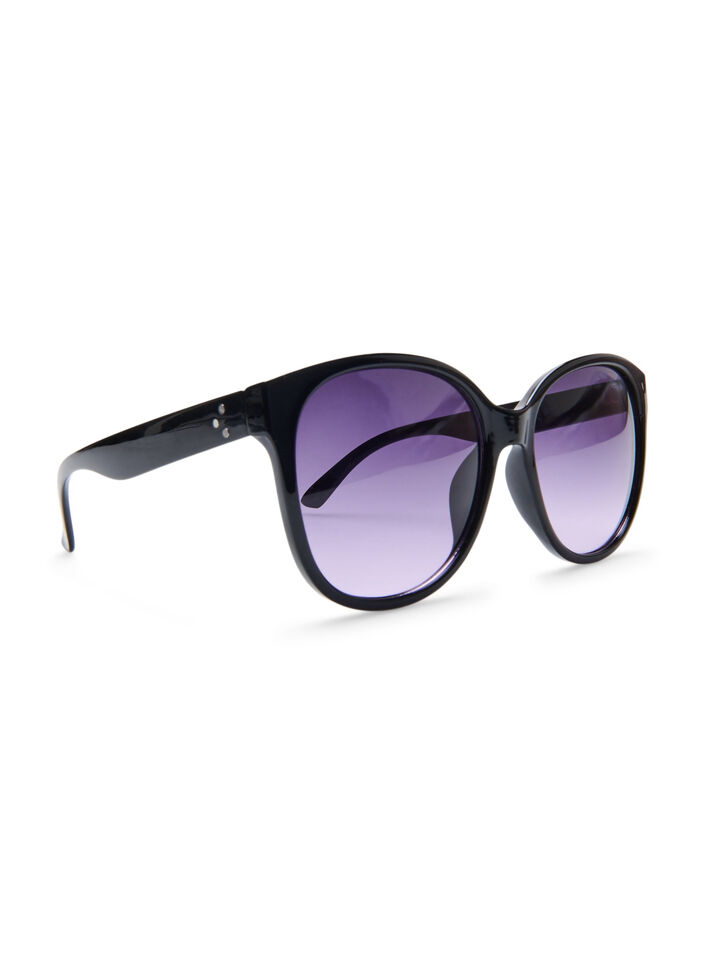 Sonnenbrille mit Muster, Black, Packshot image number 1