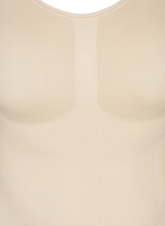 Shapewear Top mit breiten Trägern, Beige, Packshot image number 2