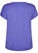 Einfarbiges Trainings-T-Shirt, Blau, Packshot image number 1