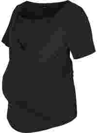 Kurzärmeliges Umstands-T-Shirt aus Baumwolle