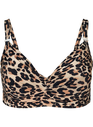 Bikini-Oberteil , Leopard Print, Packshot image number 0