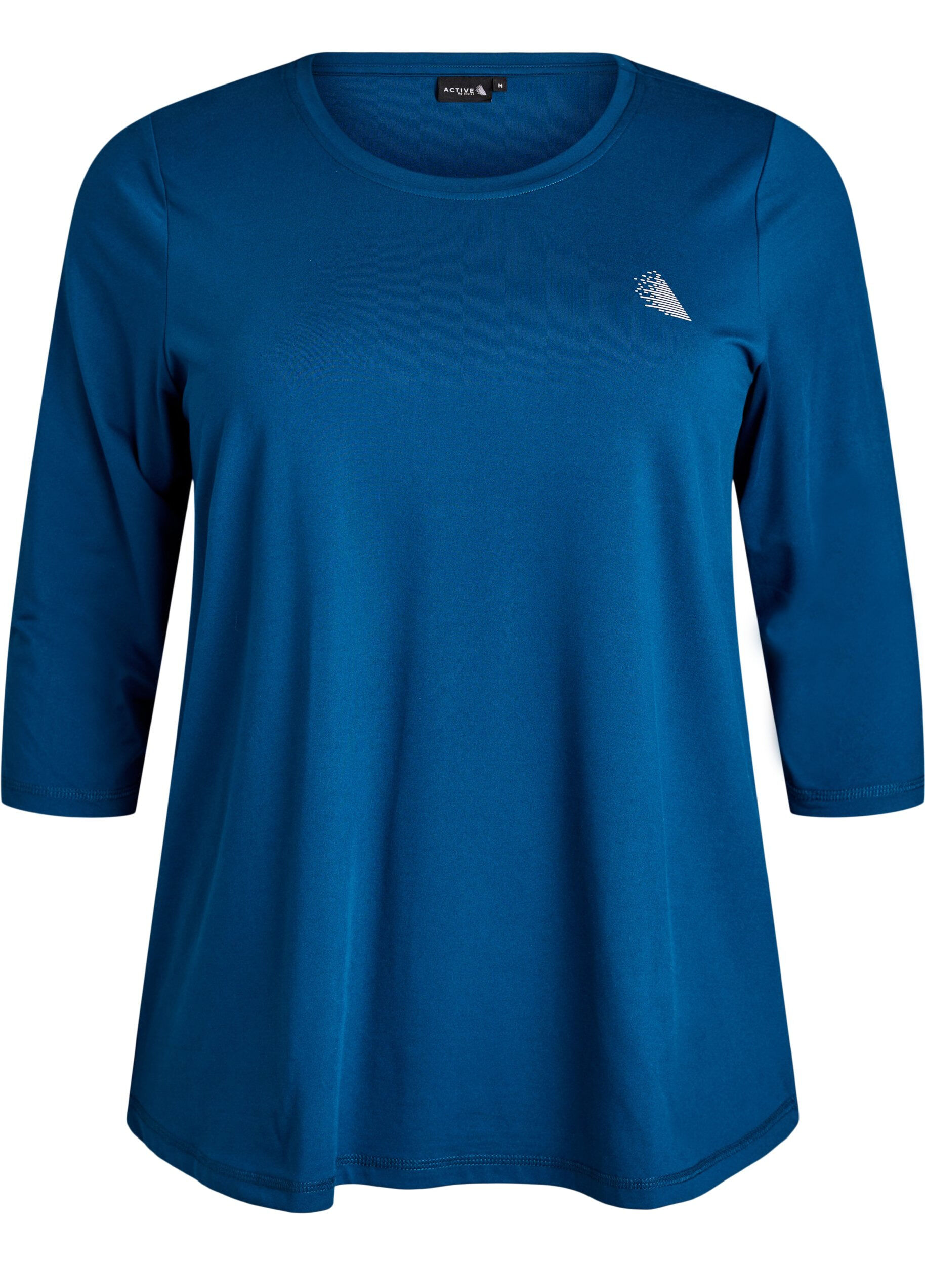 ZizziTrainingsshirt mit 3/4-&Auml;rmeln, Blau, Packshot image number 0