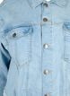 Kurze Denim-Jacke mit Details in Used-Optik, Light Blue Denim, Packshot image number 2