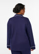Pyjamahemd aus Baumwolle mit Brusttasche, Blau, Model image number 2