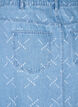 Jeansrock mit Muster, Light blue denim, Packshot image number 3