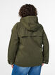 Kurze Fr&uuml;hlingsjacke mit abnehmbarer Kapuze, Gr&uuml;n, Model image number 2