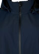 Kurze Softshell-Jacke mit abnehmbarer Kapuze, Blau, Packshot image number 2