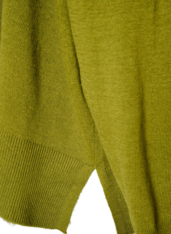 Rollkragenpullover mit lockerer Passform, Gr&uuml;n, Packshot image number 3