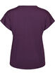 Einfarbiges Trainings-T-Shirt, Lila, Packshot image number 1