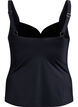 Tankini mit Drapierung, Schwarz, Packshot image number 1