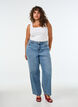 Kiana Straight-Fit-Jeans mit hoher Taille, Blau, Model image number 0