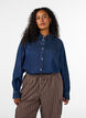 Jeanshemd aus Lyocell mit Druckkn&ouml;pfen, Blau, Model image number 0
