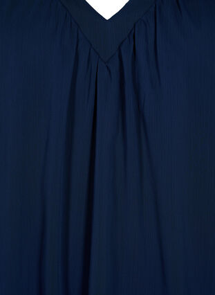 Lockeres Kleid mit kurzen Ärmeln, Navy Blazer, Packshot image number 2