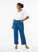 Gemma Jeans mit hoher Taille in Regular Fit, Blau, Model image number 0