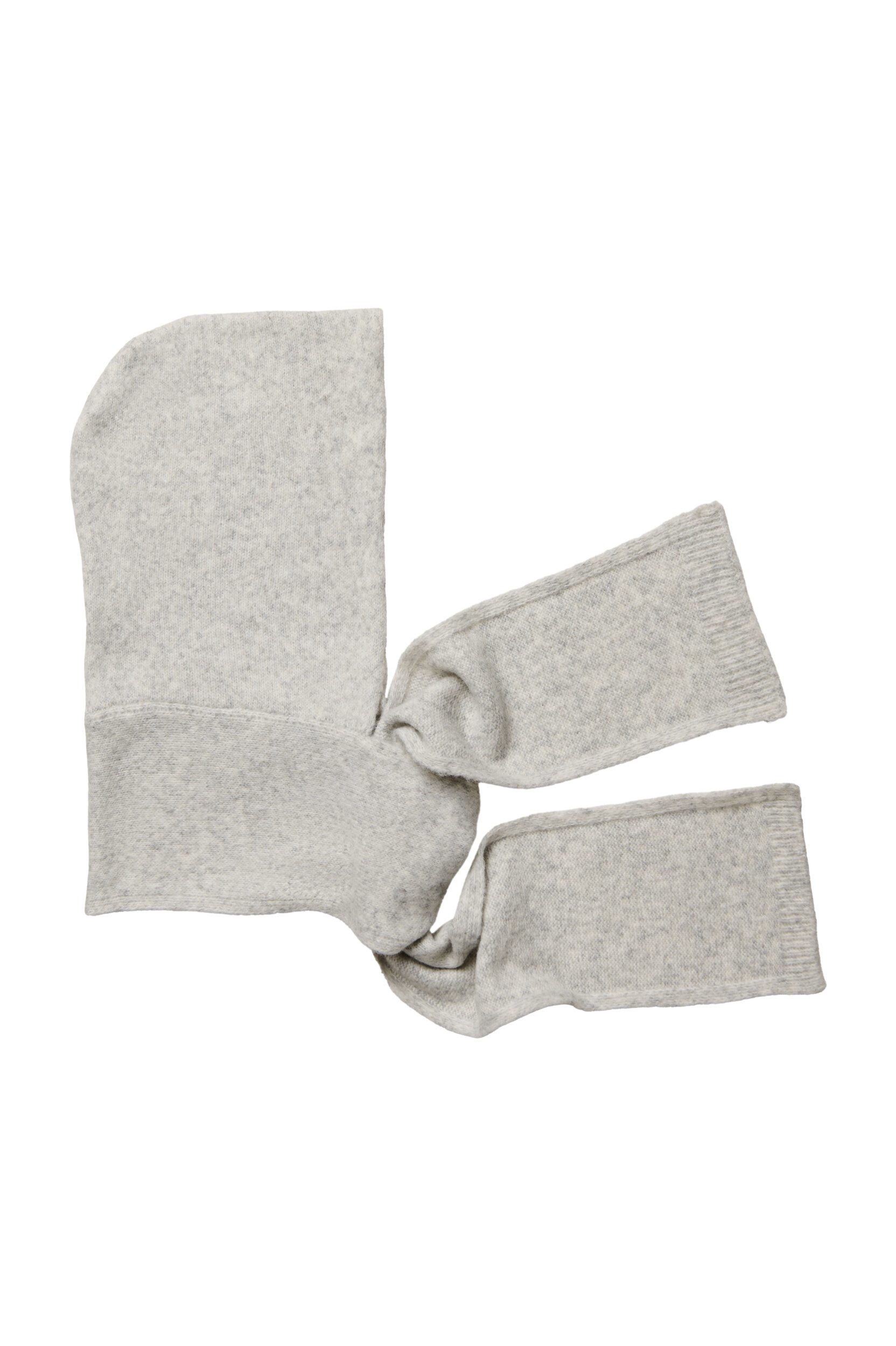 ZizziStrickschal mit Kapuze, Grau, Packshot image number 0