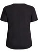 T-Shirt mit Print, Schwarz, Packshot image number 1