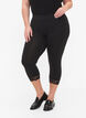 2er-Pack 3/4 Leggings mit Spitze, Black / Black, Model image number 2