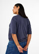 Boxy T-Shirt aus Bio-Baumwolle, Blau, Model image number 2