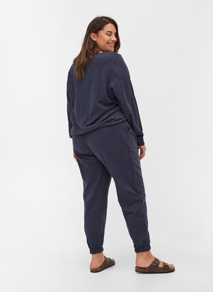 Lockere Sweatpants mit Taschen, Night Sky Mel, Model image number 1