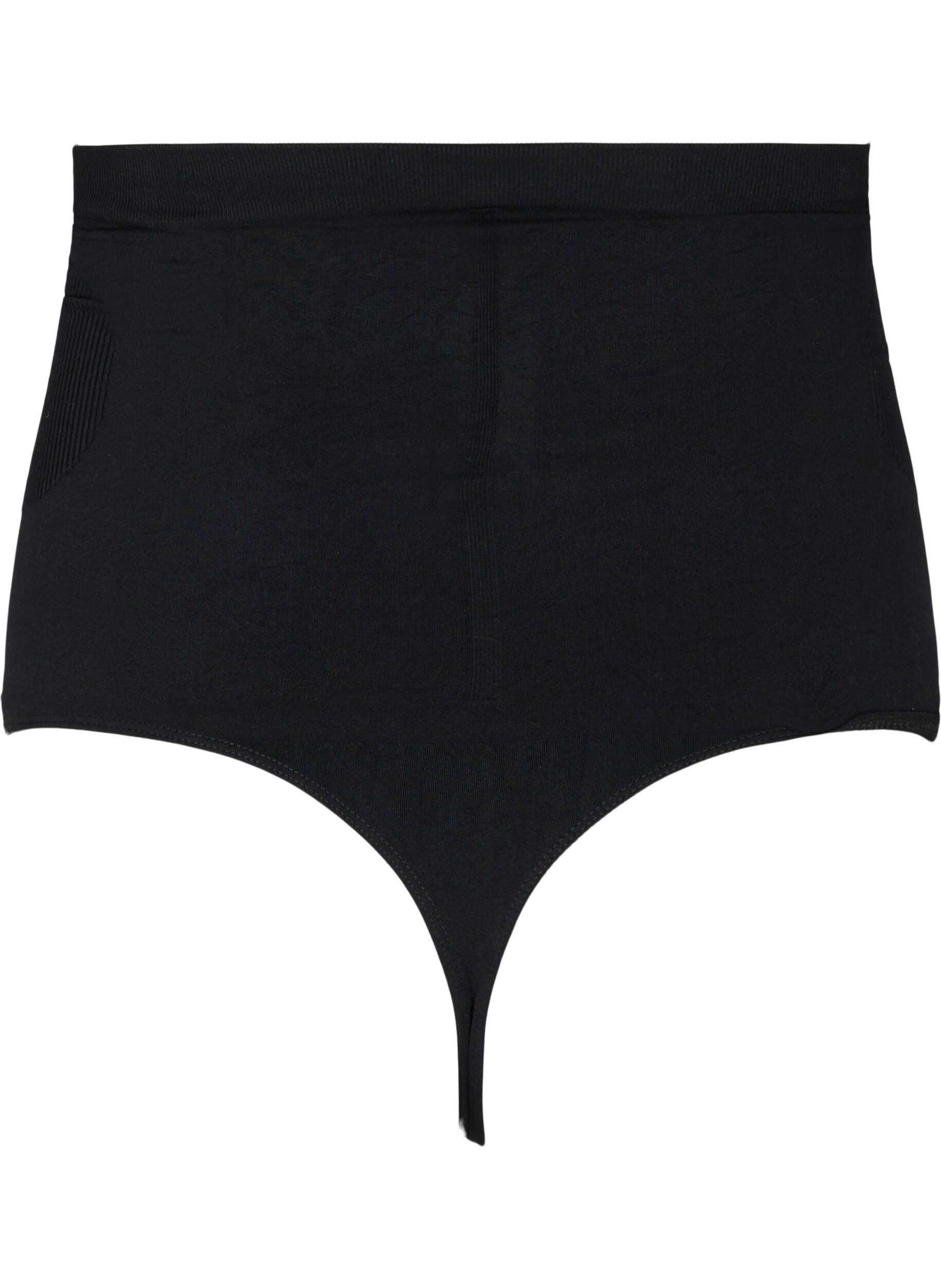 Zizzi Hochtaillierter Shapewear G-String, Black, Packshot image number 1