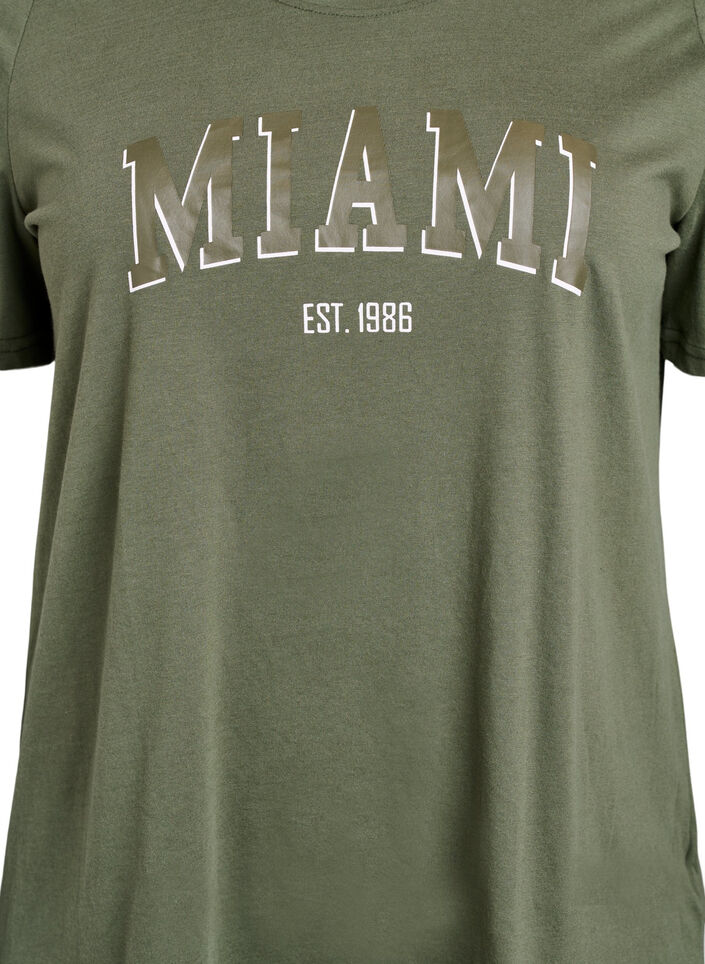 FLASH - T-Shirt mit Print, Grün, Packshot image number 2