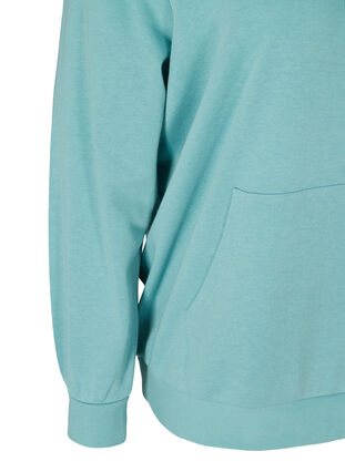 Sweatshirt mit Kapuze und Tasche, Cameo Blue, Packshot image number 3