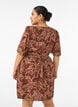 Kleid mit Paisleymuster und Bindeg&uuml;rtel, Braun, Model image number 2