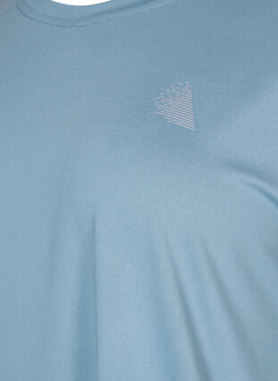 Kurzarm Trainingsshirt, Smoke Blue, Packshot image number 2