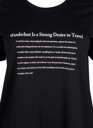 FLASH - T-Shirt mit Motiv, Black Wanderlust, Packshot image number 2