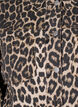 Jeansjacke mit Leopardenmuster und Brusttaschen, Braun, Packshot image number 2