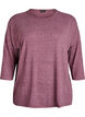 Bluse aus Jersey mit 3/4-&Auml;rmeln, Rot, Packshot image number 0