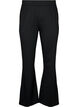 Bootcut-Hose aus Viskose-Mix, Schwarz, Packshot image number 0