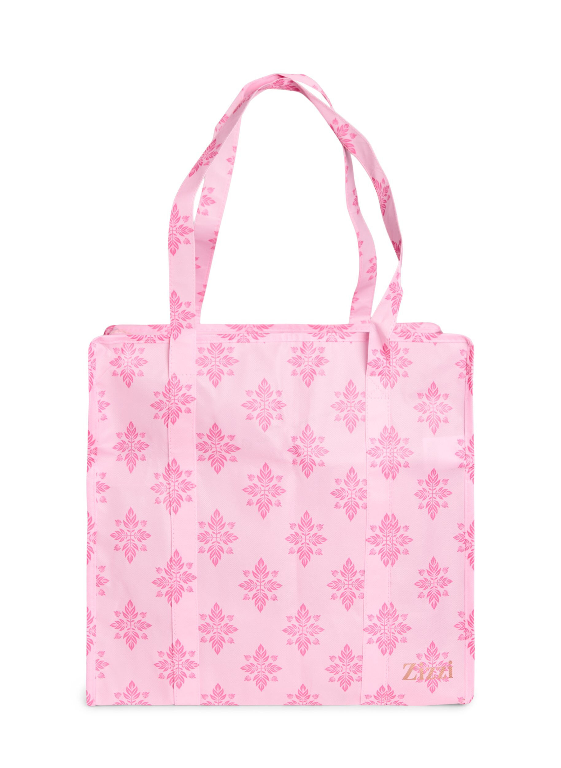 ZizziEinkaufstasche mit Rei&szlig;verschluss, Pink, Packshot image number 1
