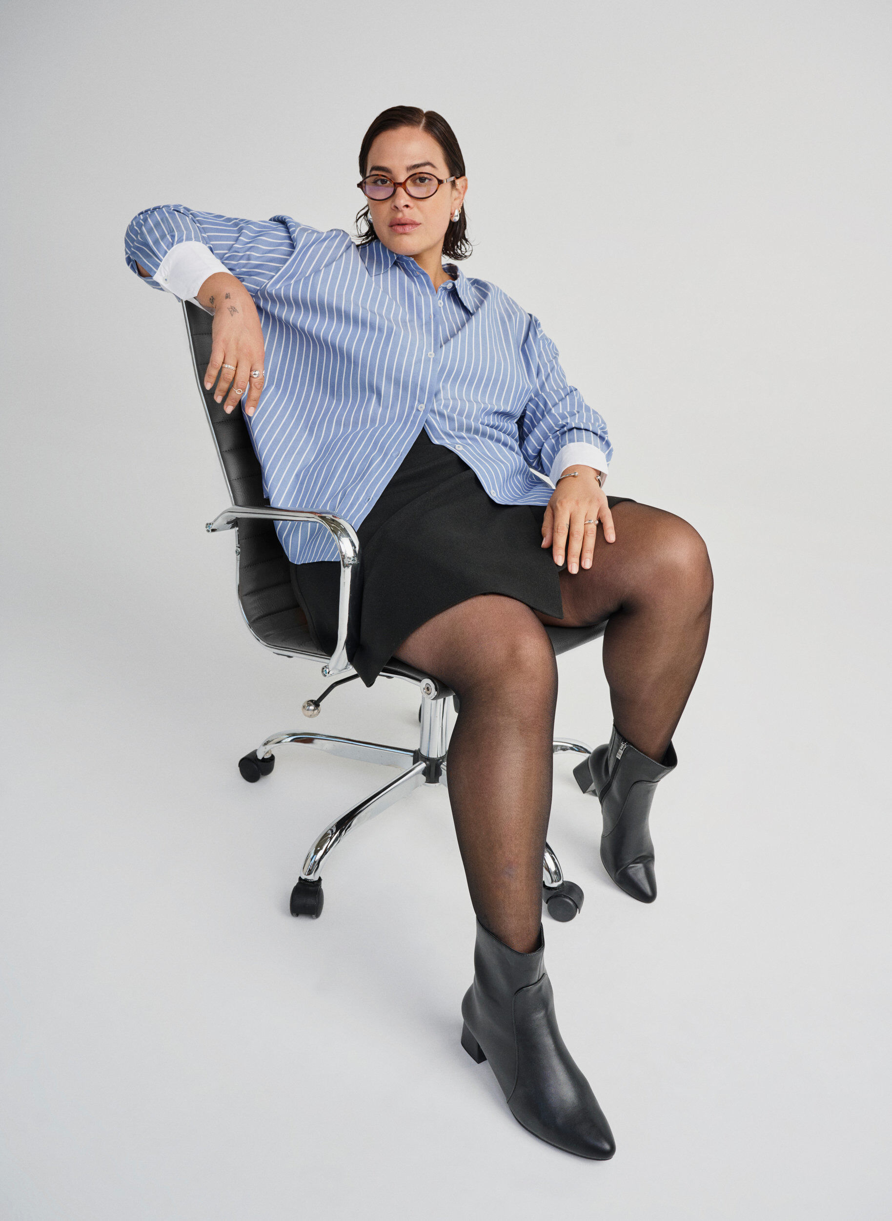 Zizzi Extra-Weite - Stiefeletten mit Blockabsatz, Schwarz, Image image number 0