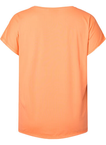 Kurzarm Trainingsshirt, Neon Orange, Packshot image number 1