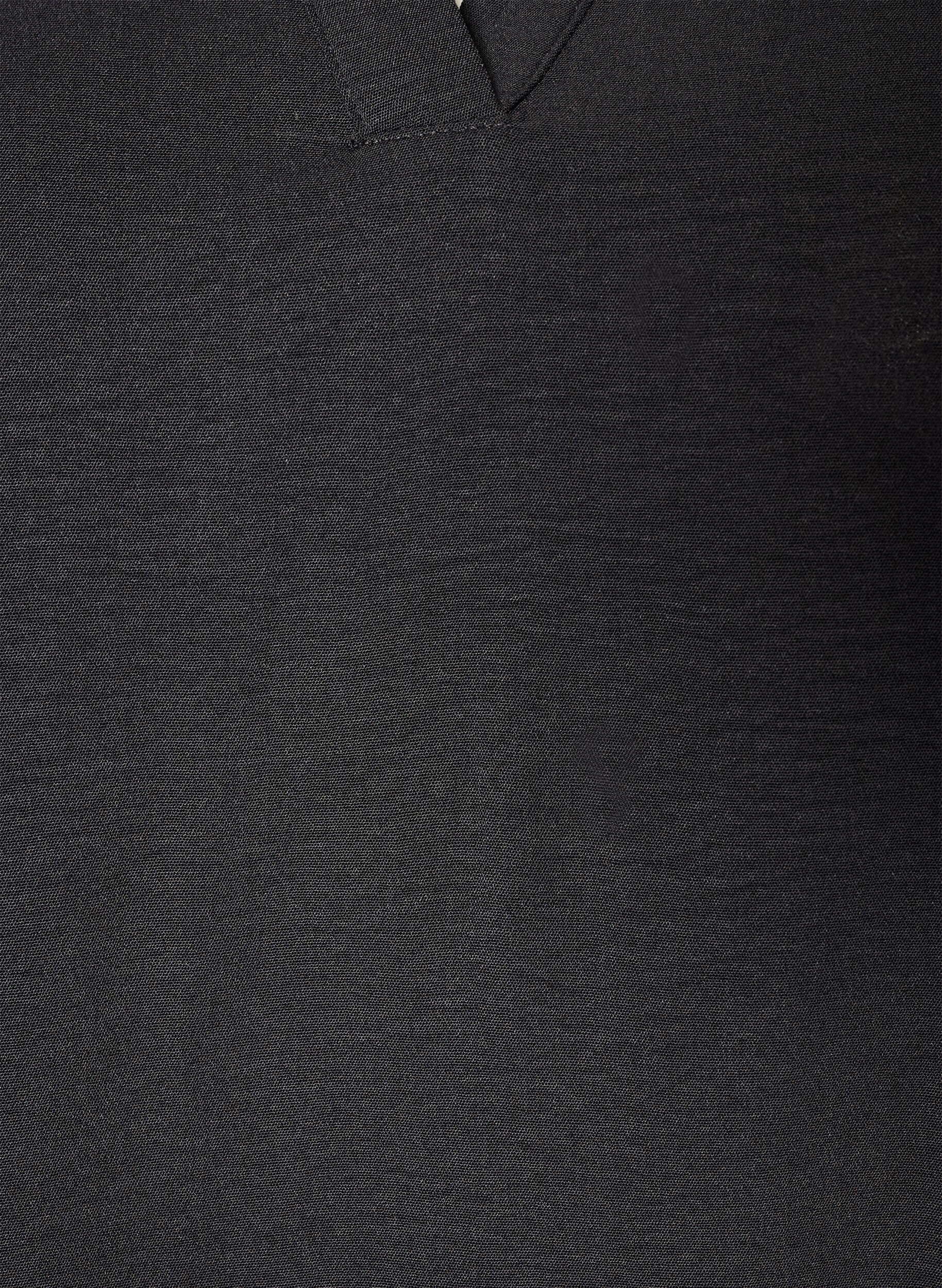 ZizziTunika mit transparenten &Auml;rmeln aus Spitze, Schwarz, Packshot image number 2