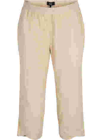 Cropped Hose aus Baumwolle