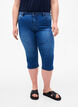 Emily Schmale Passform Denim-Caprihose, Blue Denim, Model image number 2