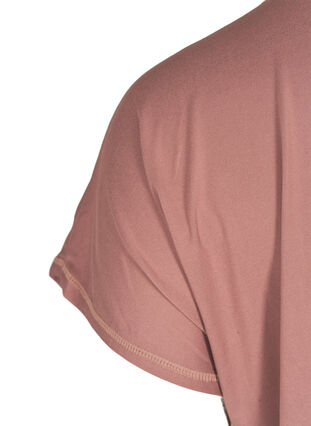 Einfarbiges Trainings-T-Shirt, Grape Shake, Packshot image number 3
